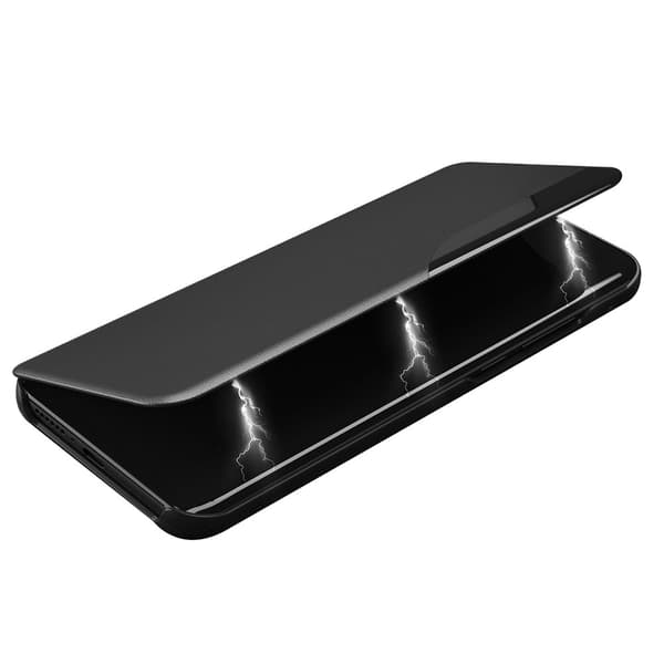SKALO Samsung A34 5G Clear View Window Kotelo - Violetti