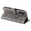 Pikkukuva 4 / 6: SKALO Samsung A34 5G Mandala lompakkokotelo - Harmaa
