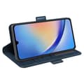 Pikkukuva 3 / 6: SKALO Samsung A34 5G Premium Wallet Lompakkokotelo - Sininen