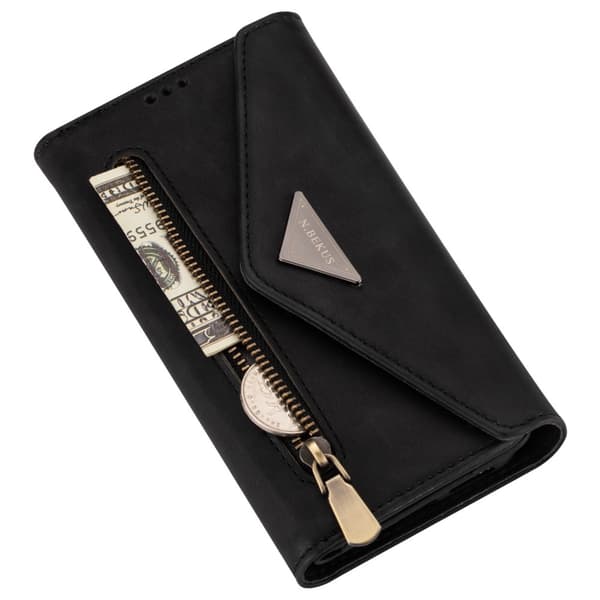 SKALO Samsung A34 5G Evelope Clutch 8-Lokeroa - Musta