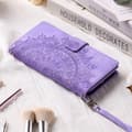 Pikkukuva 6 / 10: SKALO Samsung A34 5G Big Wallet Mandala Lompakkokotelo - Violetti