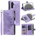 Pikkukuva 1 / 10: SKALO Samsung A34 5G Big Wallet Mandala Lompakkokotelo - Violetti