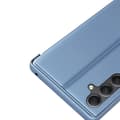 Pikkukuva 6 / 8: SKALO Samsung A34 5G Clear View Mirror Lompakko - Sininen