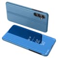Pikkukuva 1 / 8: SKALO Samsung A34 5G Clear View Mirror Lompakko - Sininen