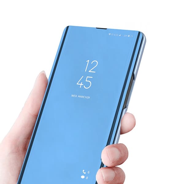 SKALO Samsung A34 5G Clear View Lompakkokotelo - Hopea