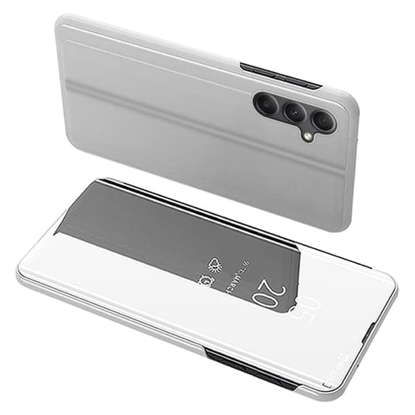 SKALO Samsung A34 5G Clear View Lompakkokotelo - Hopea
