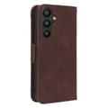 Pikkukuva 9 / 9: SKALO Samsung A34 5G 6-lokeroa Lompakkokotelo - Ruskea
