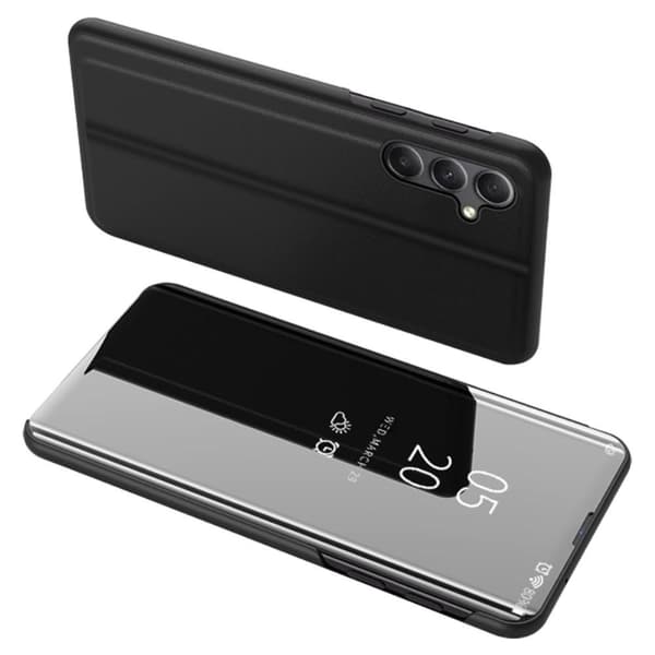 SKALO Samsung A34 5G Clear View Spegel fodral - Svart