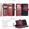 Miniatyrbillede 8 af 11: CaseMe Samsung A34 5G CaseMe Big Wallet Pungetui - Rød