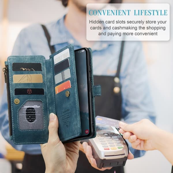 CaseMe Samsung A34 5G CaseMe Big Wallet Pungetui - Blå