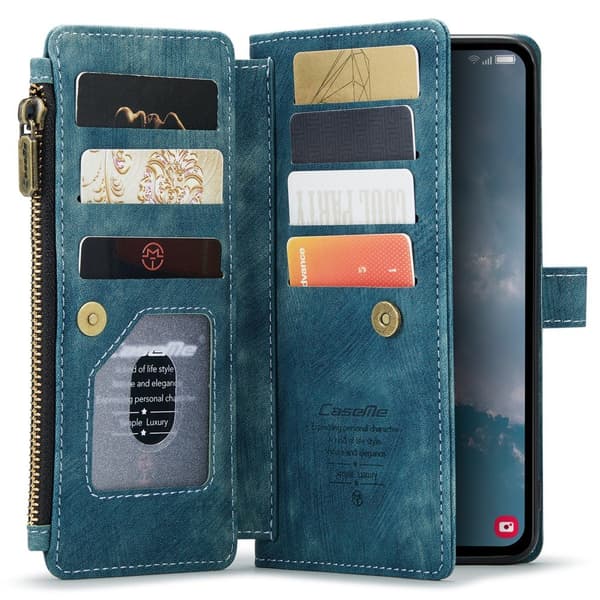 CaseMe Samsung A34 5G CaseMe Big Wallet Pungetui - Blå