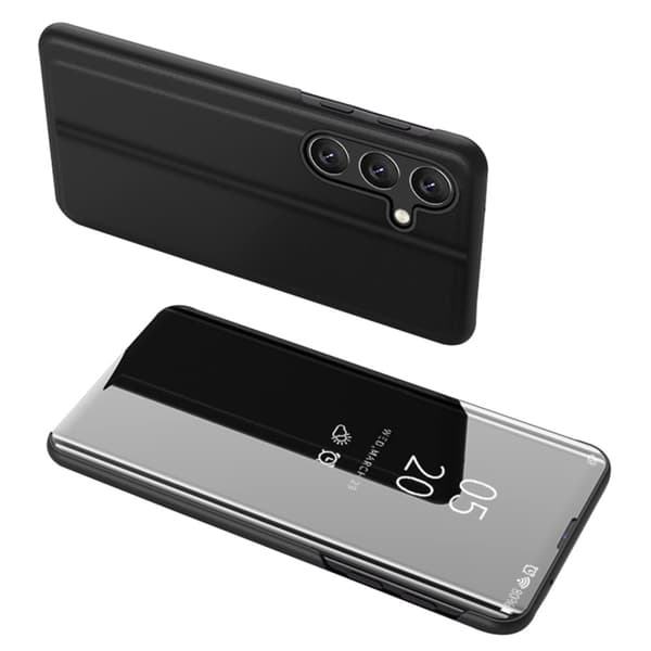 SKALO Samsung A54 5G Clear View Plånboksfodral - Svart