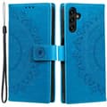 Miniatyrbillede 1 af 5: SKALO Samsung A54 5G Mandala Flip Cover - Blå
