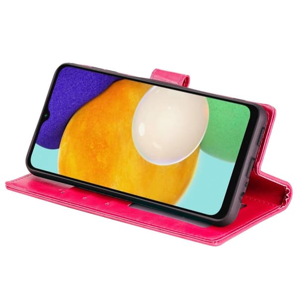 SKALO Samsung A54 5G Mandala Plånboksfodral - Cerise
