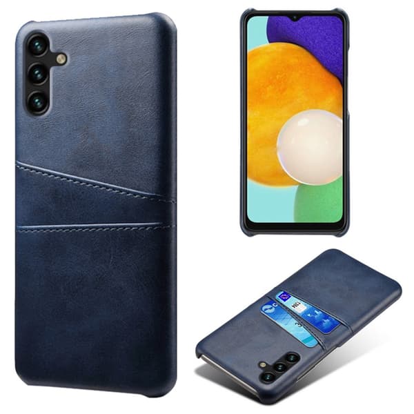 SKALO Samsung A54 5G PU-nahkainen Korttikotelo - Sininen