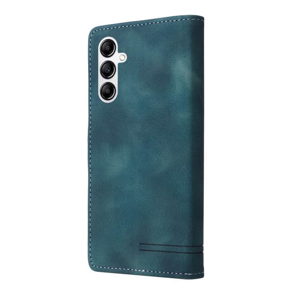 SKALO Samsung A54 5G Flip Cover m. pung i PU-læder - Grøn