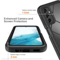 Pikkukuva 3 / 5: SKALO Samsung A54 5G Iskunkestävä Clear Hybrid Suojakuori + suojakalvo - Tummansininen
