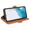 Miniatyrbillede 3 af 7: SKALO Samsung A54 5G Premium Wallet Flip Cover - Lys brun
