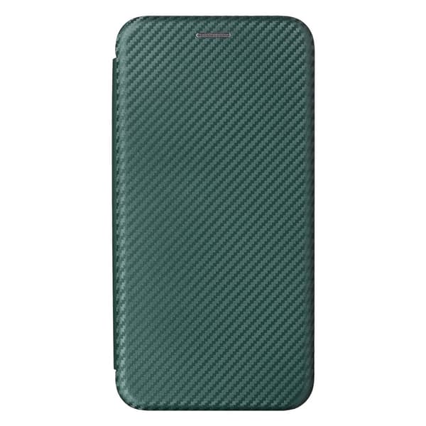 SKALO Samsung A54 5G Carbon Fiber Pungetui - Grøn