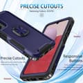 Miniatyrbillede 6 af 7: SKALO Samsung A54 5G Armor Hybrid metal ring cover - Blå