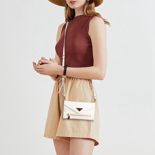 SKALO Samsung A54 5G Evelope Clutch 8-RUM - Hvid