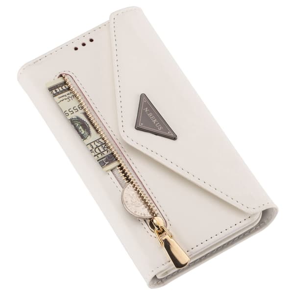 SKALO Samsung A54 5G Evelope Clutch 8-RUM - Hvid