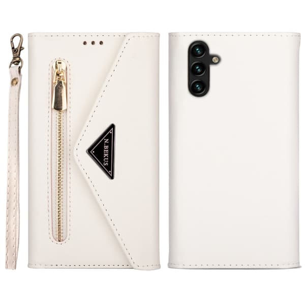 SKALO Samsung A54 5G Evelope Clutch 8-RUM - Hvid