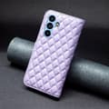 Pikkukuva 5 / 8: SKALO Samsung A54 5G BINFEN COLOR Tikattu Lompakko - Violetti