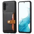 Pikkukuva 1 / 7: SKALO Samsung A54 5G PU-nahkainen Suojakuori Lompakolla - Musta