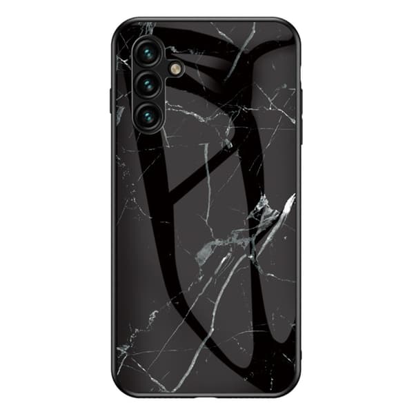 SKALO Samsung A54 5G Marmor hærdet glas TPU Cover - #4