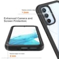 Pikkukuva 4 / 6: SKALO Samsung A54 5G Iskunkestävä Clear Hybridi Suojakuori - Punainen