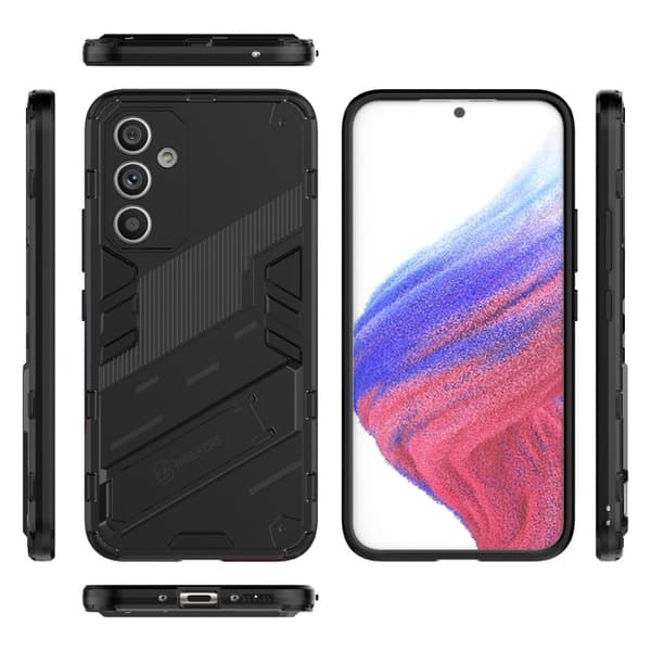SKALO Samsung A54 5G Hybrid BIBERCAS Cover - Sort