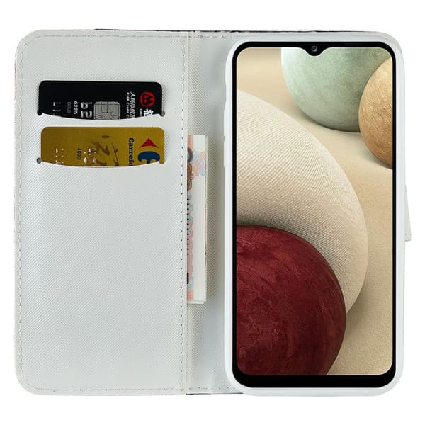 SKALO Samsung A54 5G Glitter design Pungetui - Lilla