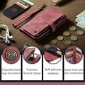 Pikkukuva 4 / 11: CaseMe Samsung A54 5G CaseMe Big Wallet Lompakkokotelo - Punainen