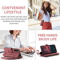 Pikkukuva 8 / 11: CaseMe Samsung A54 5G CaseMe Big Wallet Lompakkokotelo - Punainen