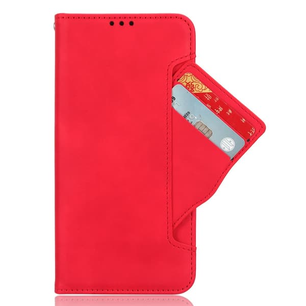 SKALO Samsung A54 5G 6-FACK Plånboksfodral - Röd
