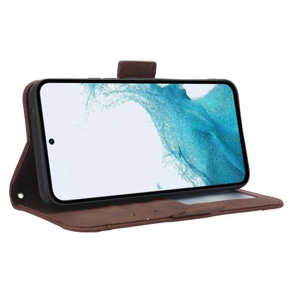 SKALO Samsung A54 5G 6-RUM Pungetaske - Brun