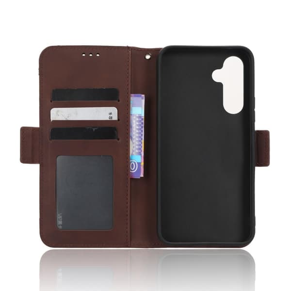 SKALO Samsung A54 5G 6-RUM Pungetaske - Brun