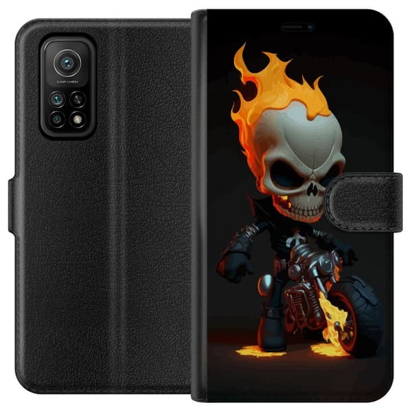 Xiaomi Mi 10T Pro 5G Lompakkokotelo Luuranko Moottori