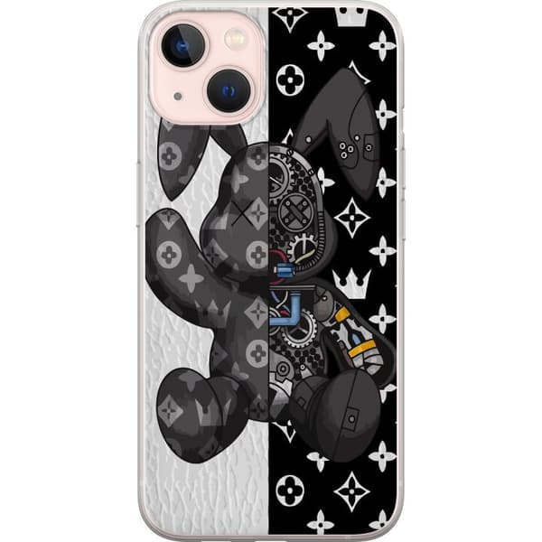Apple iPhone 13 mini Gennemsigtig cover LV Bunny