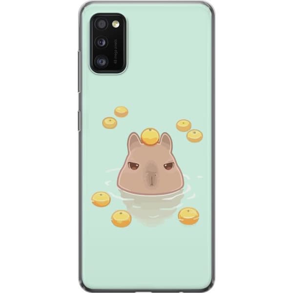 Samsung Galaxy A41 Gennemsigtig cover Capybara