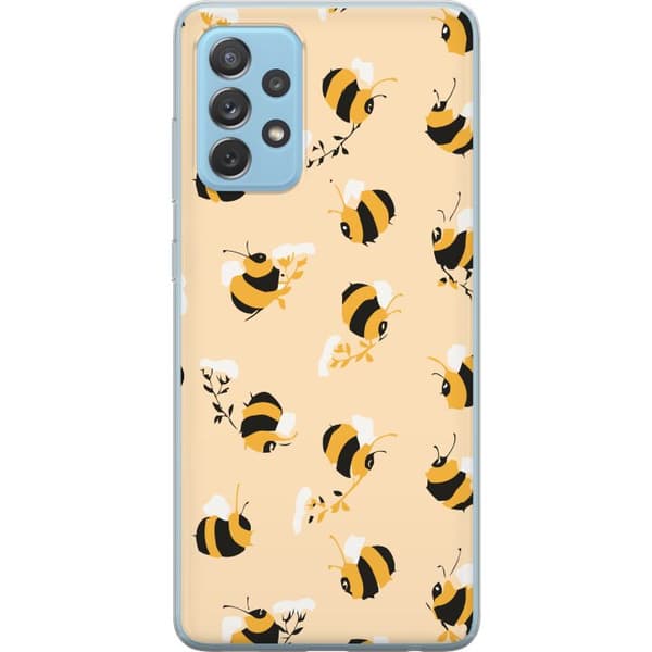 Samsung Galaxy A52 5G Gennemsigtig cover Bi Bumle Mønster