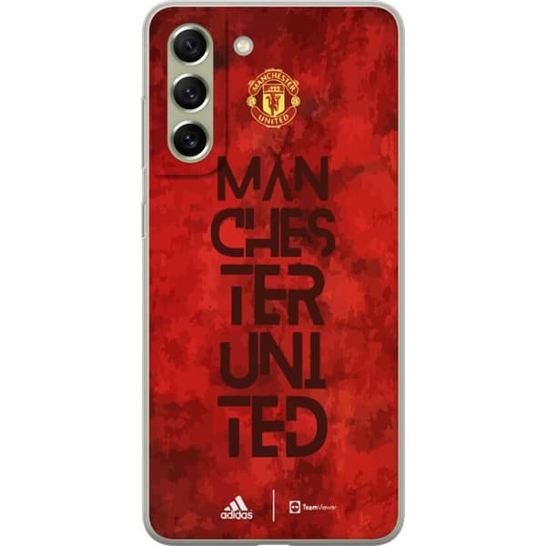 Samsung Galaxy S21 FE 5G Genomskinligt Skal Manchester United FC