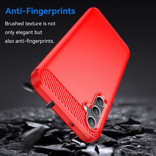 SKALO Samsung A14 4G/5G Armor Carbon Stöttåligt TPU-skal