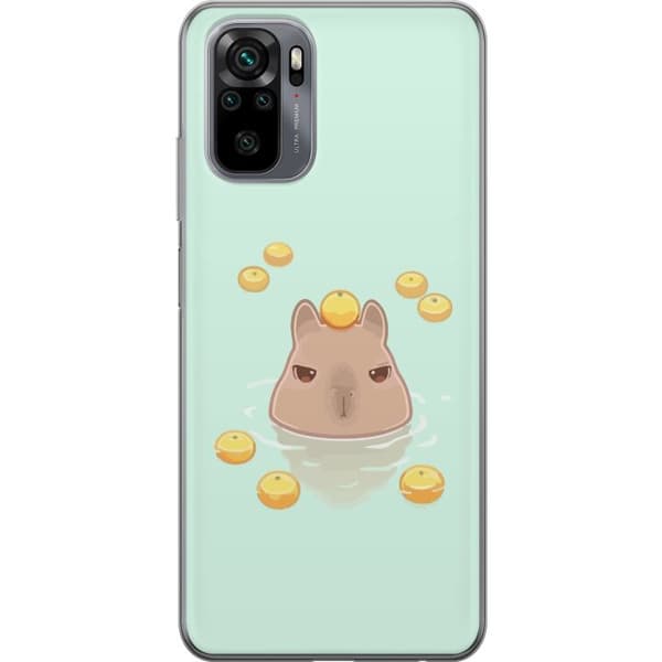 Xiaomi Redmi Note 10 Genomskinligt Skal Capybara