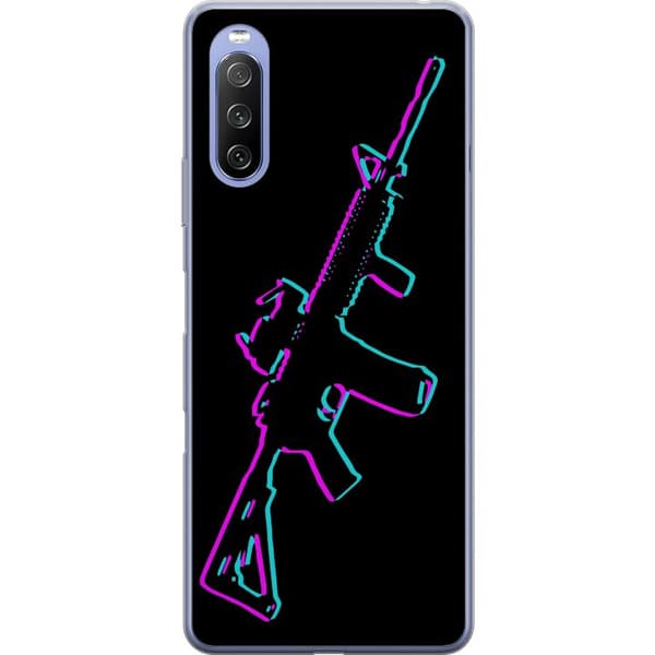 Sony Xperia 10 III Lite Läpinäkyvä kuori Ase
