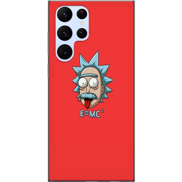 Samsung Galaxy S22 Ultra 5G Gennemsigtig cover E=MC2 Rick and Morty