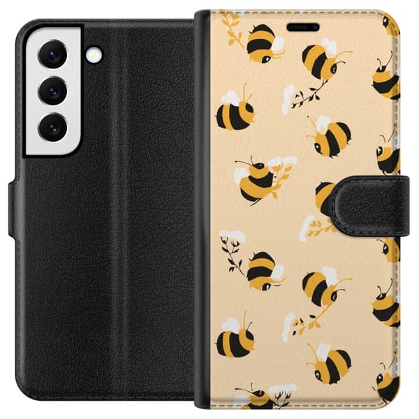 Samsung Galaxy S22+ 5G Lommeboketui Binkle Bee Mønster