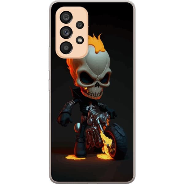 Samsung Galaxy A53 5G Gennemsigtig cover Kranium Motor
