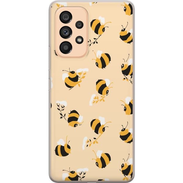 Samsung Galaxy A53 5G Gennemsigtig cover Bi Bumle Mønster